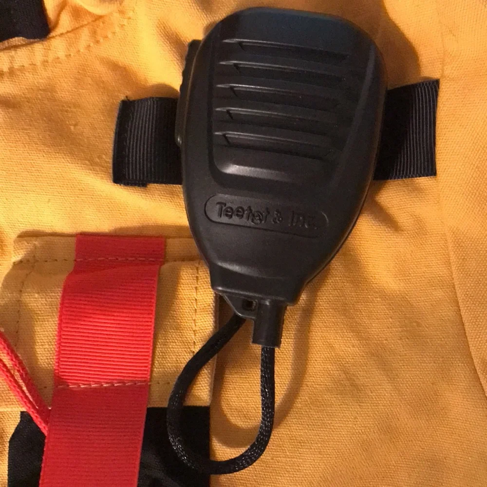 Teetotal Fireman Costume Jacket w/ Microphone & Matching Pants Halloween 7 to 8
